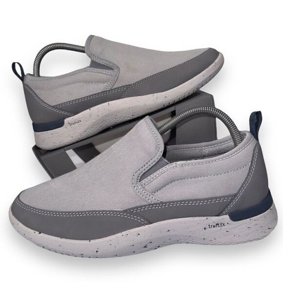 Rockport truFLEX Fly Mudguard Slip-on Comfort Shoes Grey CI3116 Men's 7 - Picture 1 of 11